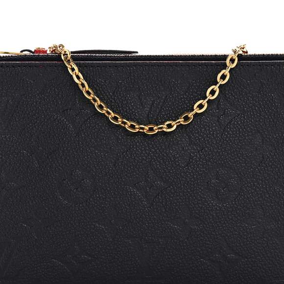 Empreinte Double Zip Pochette Marine #220825L12B - Picture 8 of 14